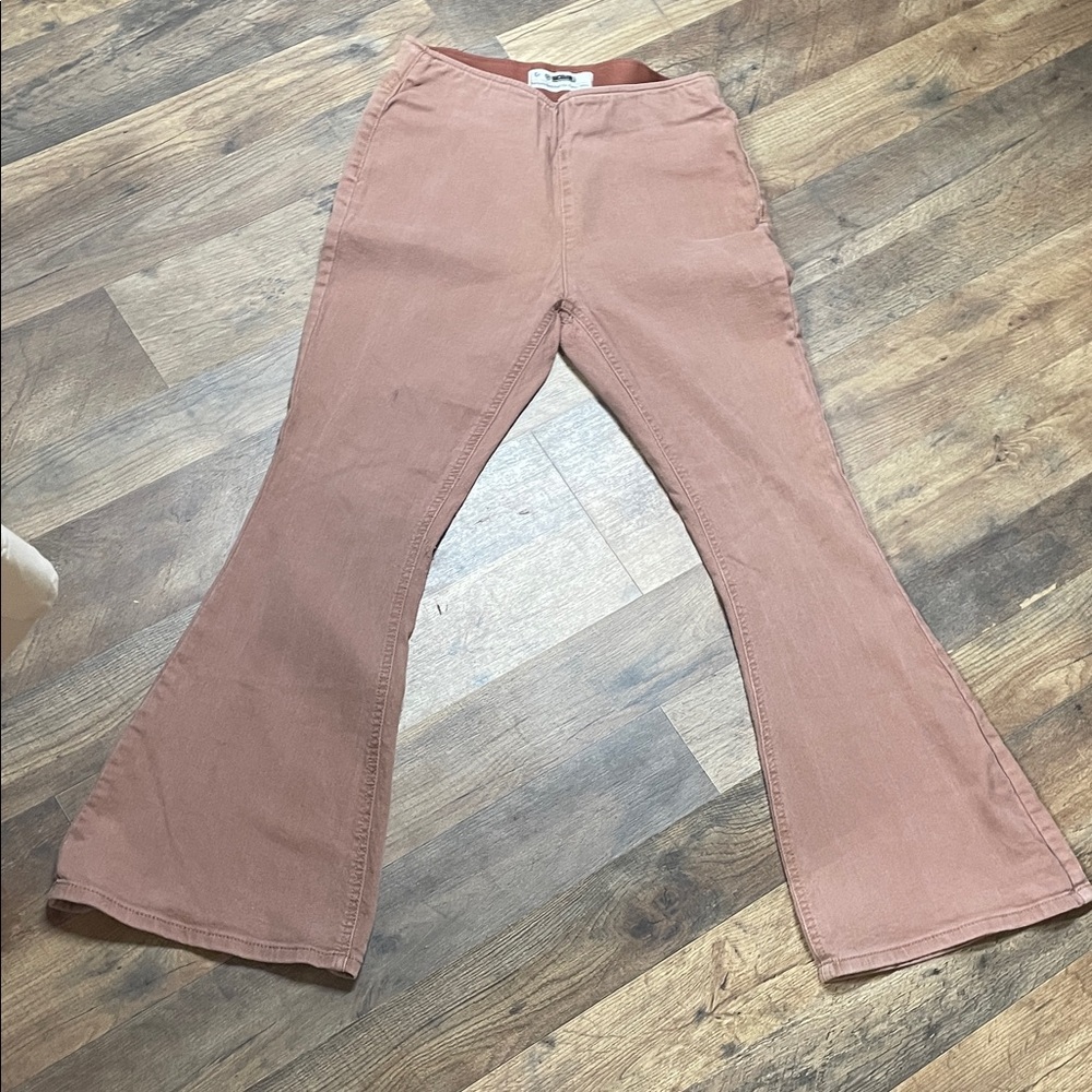 Women's Flared Pants in Pink